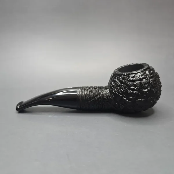 Savinelli 150th Anniversary Capri Root Briar 320 KS Rusticated Author Briar Pipe, New - Image 4