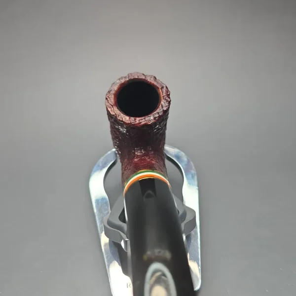 Peterson 2026 St Patrick's Day 338 Sandblasted Bent Billiard Briar Pipe, New - Image 6