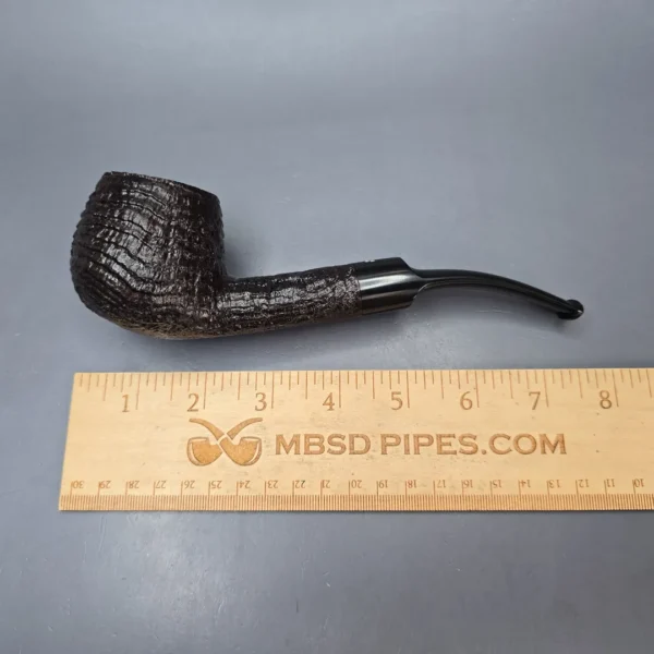 Ben Wade (Peter Wilson) Magnum Sandblasted Diplomat Estate Briar Pipe, Unsmoked - Image 14