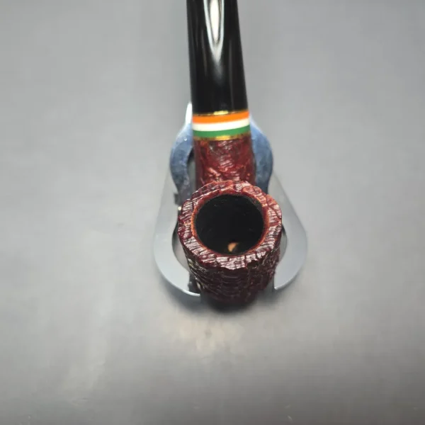 Peterson 2026 St Patrick's Day 338 Sandblasted Bent Billiard Briar Pipe, New - Image 7