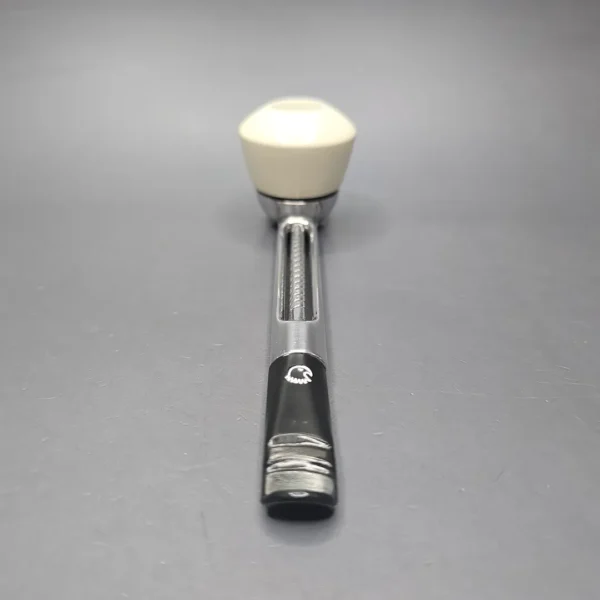 Falcon Chrome Dental w/ MBSD Meerschaum Dublin Block Meerschaum Bowl Pipe, New - Image 5