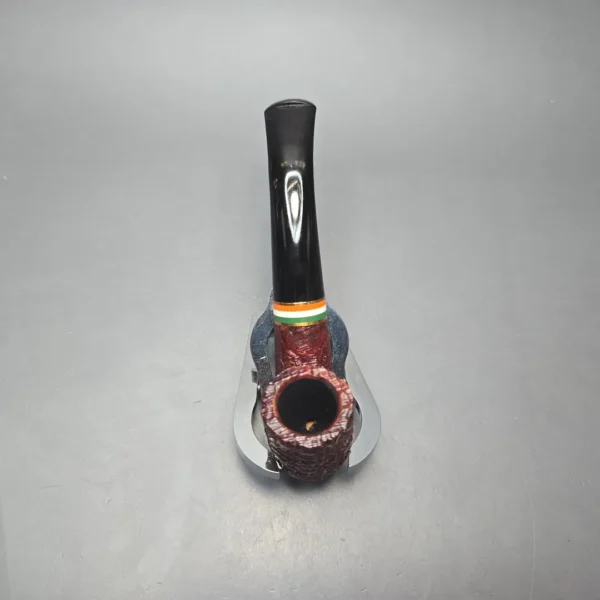 Peterson 2026 St Patrick's Day 338 Sandblasted Bent Billiard Briar Pipe, New - Image 9