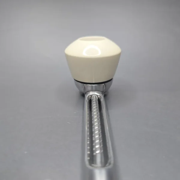 Falcon Chrome Dental w/ MBSD Meerschaum Dublin Block Meerschaum Bowl Pipe, New - Image 6