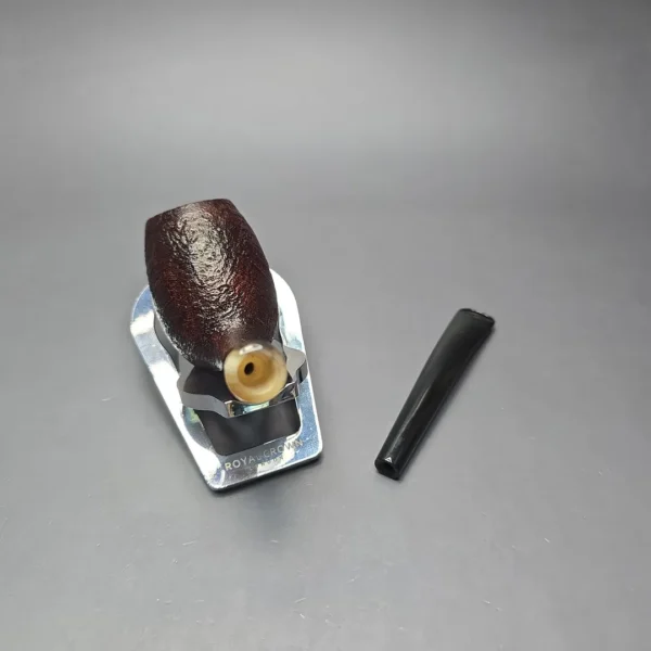 MBSD Briars Modern Masters 3 Sandblasted Tulip w/ Faux Horn Handmade Briar Pipe, New - Image 15