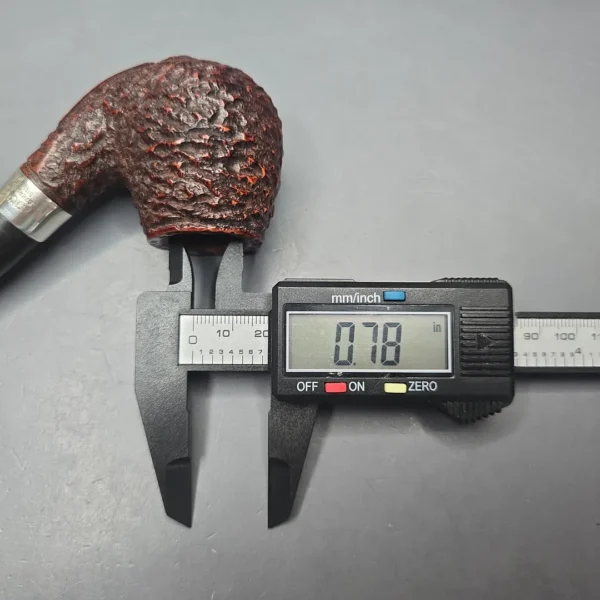 Peterson (2000) Donegal Rocky 68 Rusticated Brandy with Silver (Estate) - Image 13
