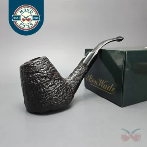 Ben Wade (Peter Wilson) Magnum Sandblasted Volcano Estate Briar Pipe, Unsmoked