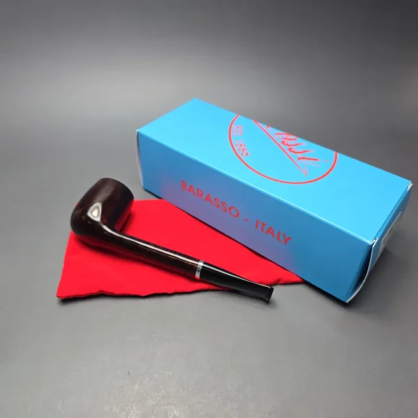 Rossi Rubino Antico 8802 Smooth Canadian w/ Nickel Briar Pipe, New, 6mm - Image 15