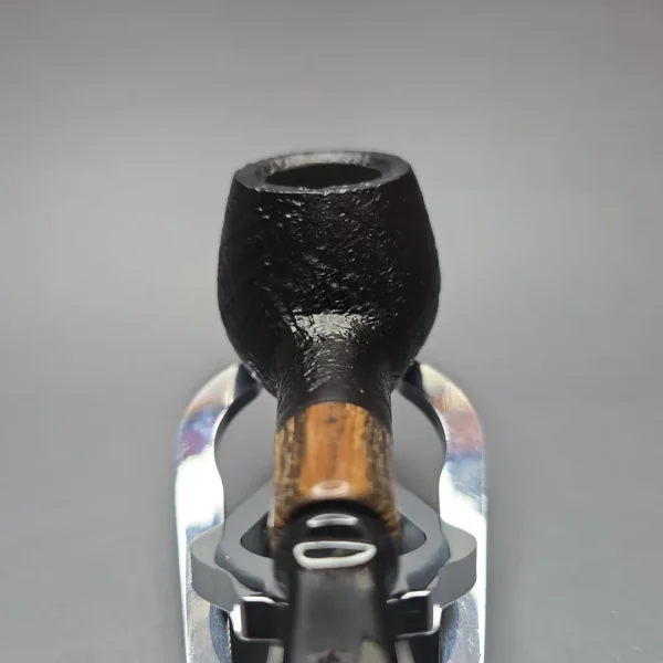 MBSD Briars by Piero Vitale Black Sandblasted Author with Zebrawood (New) - Image 6