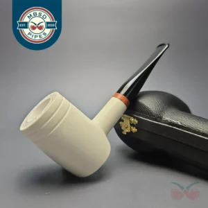MBSD Meerschaum Deluxe Smooth "Whittler" Poker with Briar-Mortise (New)