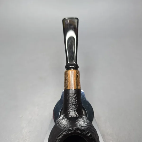 MBSD Briars by Piero Vitale Black Sandblasted Author with Zebrawood (New) - Image 8
