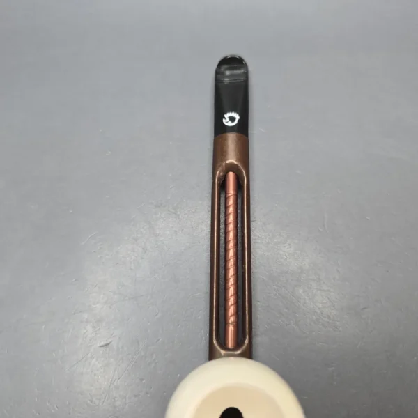 Falcon Extra Curved w/ MBSD Meerschaum Billiard Block Meerschaum Bowl Pipe, New - Image 8