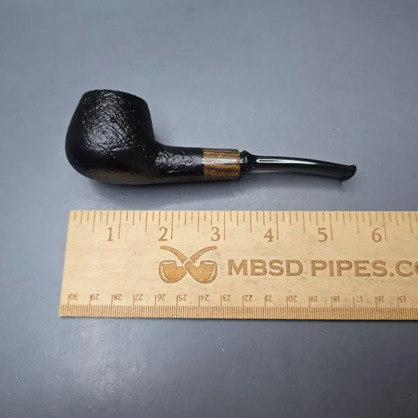 MBSD Briars by Piero Vitale Black Sandblasted Author with Zebrawood (New) - Image 12