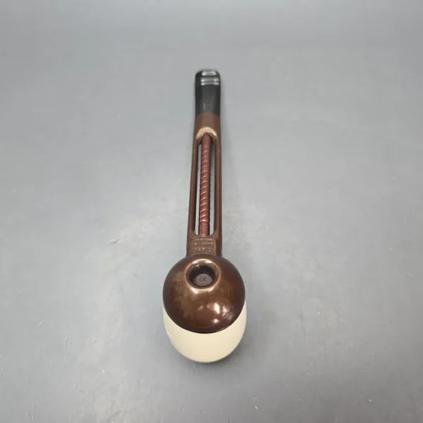 Falcon Extra Curved w/ MBSD Meerschaum Billiard Block Meerschaum Bowl Pipe, New - Image 10