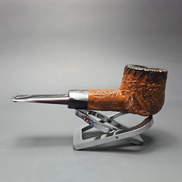 Caminetto (c.1968-75) Business 108 Rusticated Pot Estate Briar Pipe, Italian Estates - Image 4