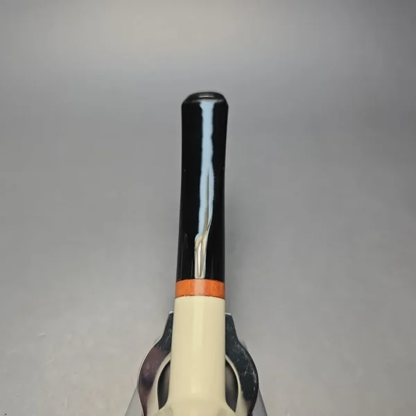 MBSD Meerschaum Deluxe Smooth "Whittler" Poker with Briar-Mortise (New) - Image 8