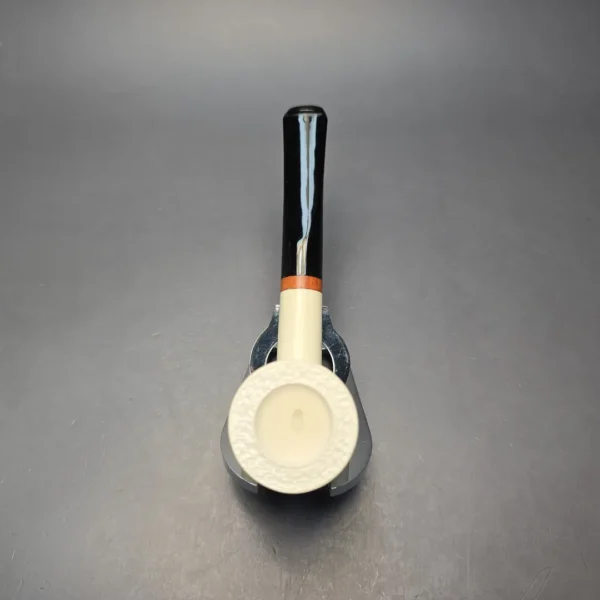 MBSD Meerschaum Deluxe Smooth "Whittler" Poker with Briar-Mortise (New) - Image 9