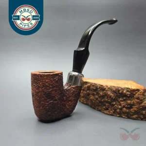 Savinelli Dry System 2604 Rusticated Oom Paul Estate Briar Pipe, Italian Estates, 6mm