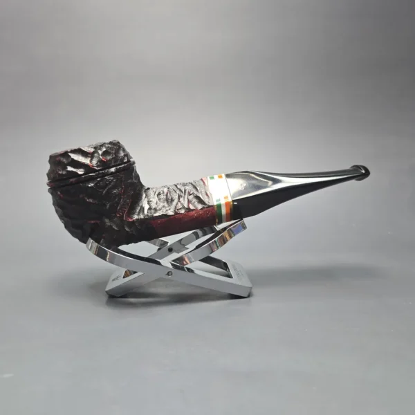 Peterson 2026 St Patrick's Day 150 Rusticated Bulldog Briar Pipe, New - Image 14