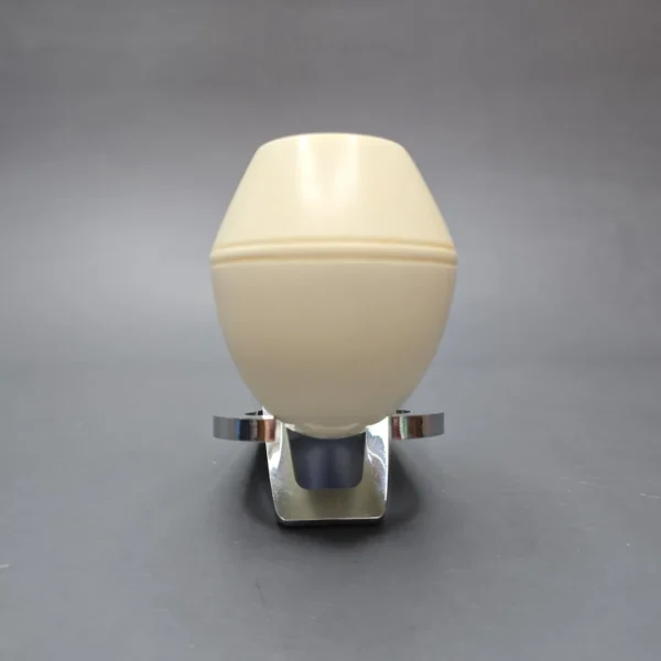 MBSD Meerschaum Silver XL Smooth Rhodesian Reverse Calabash Block Meerschaum Pipe, New - Image 4