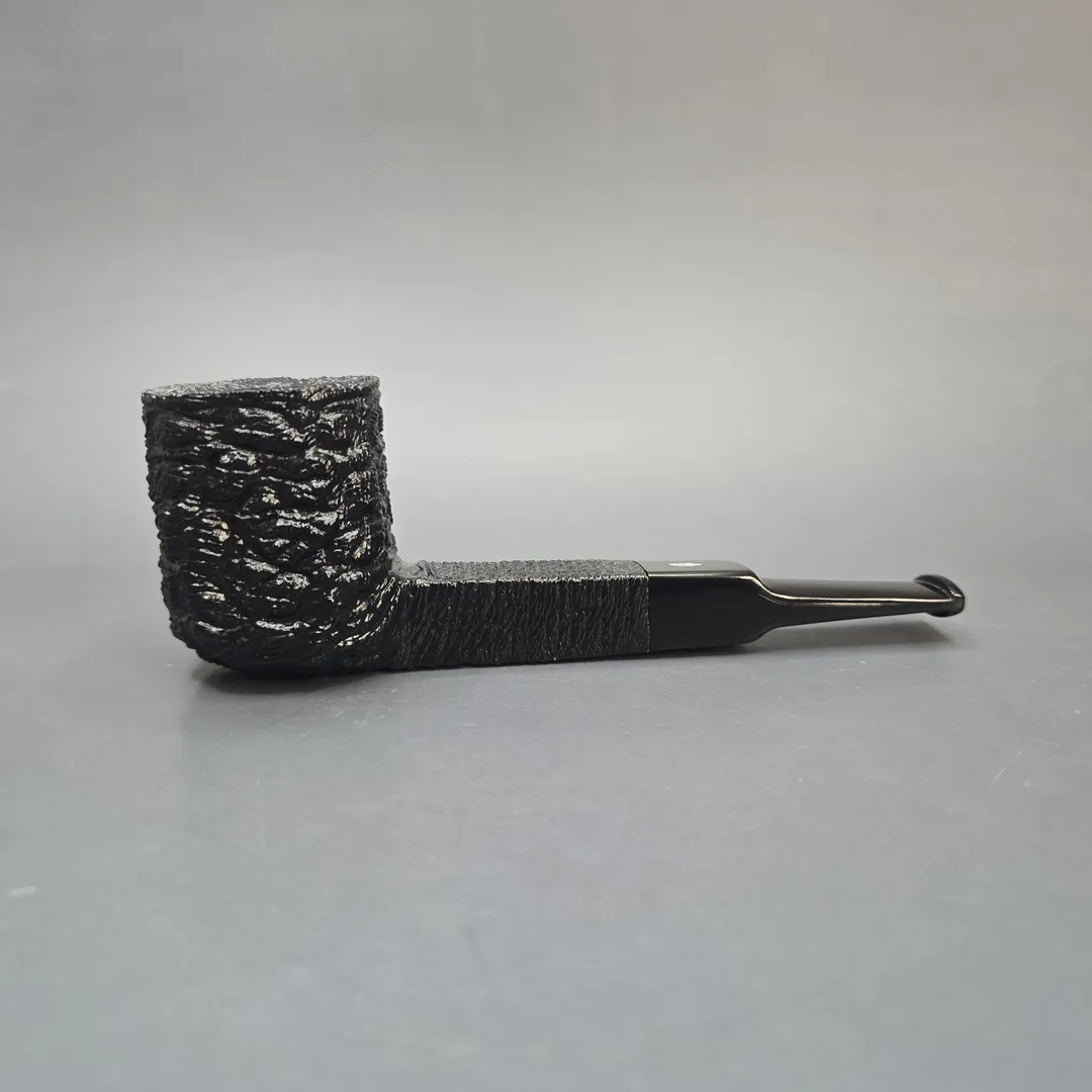 Savinelli 150th Anniversary Capri Root Briar 515 KS Rusticated Bent Billiard Briar Pipe, New - Image 2