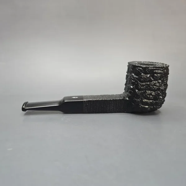 Savinelli 150th Anniversary Capri Root Briar 515 KS Rusticated Bent Billiard Briar Pipe, New - Image 4