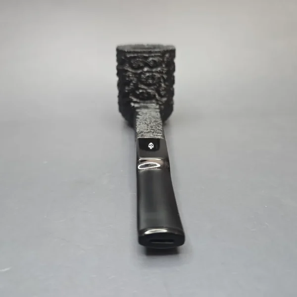 Savinelli 150th Anniversary Capri Root Briar 515 KS Rusticated Bent Billiard Briar Pipe, New - Image 5