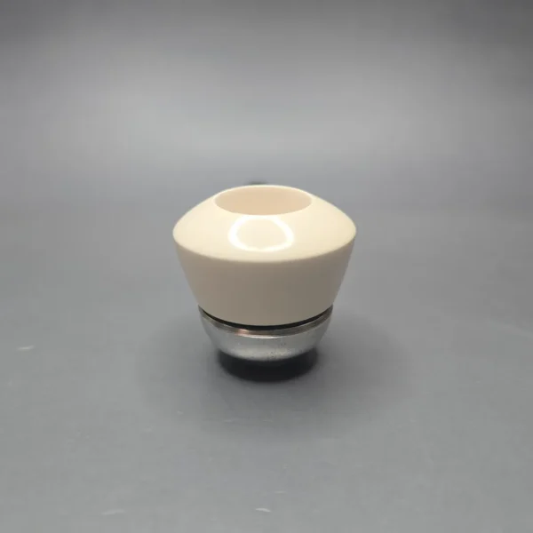Falcon Chrome Dental w/ MBSD Meerschaum Rhodesian Block Meerschaum Bowl Pipe, New - Image 3