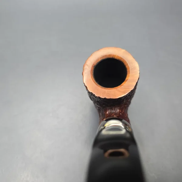 Savinelli Dry System 2604 Rusticated Oom Paul Estate Briar Pipe, Italian Estates, 6mm - Image 6