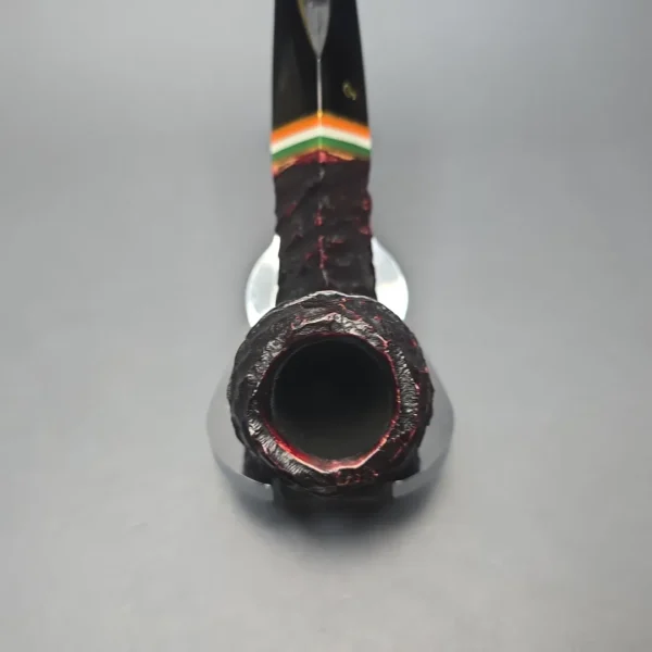 Peterson 2026 St Patrick's Day 150 Rusticated Bulldog Briar Pipe, New - Image 11