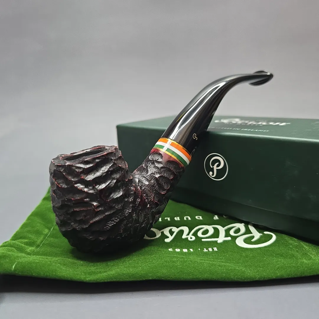 Peterson 2026 St Patrick's Day XL90 Rusticated Bent Billiard (New) - Image 2