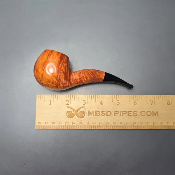 Graziano Tendi Smooth Hawkbill Handmade Briar Pipe, New - Image 11