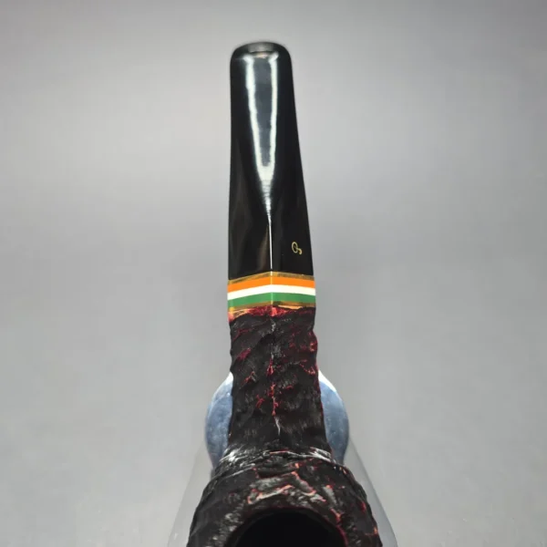 Peterson 2026 St Patrick's Day 150 Rusticated Bulldog Briar Pipe, New - Image 6
