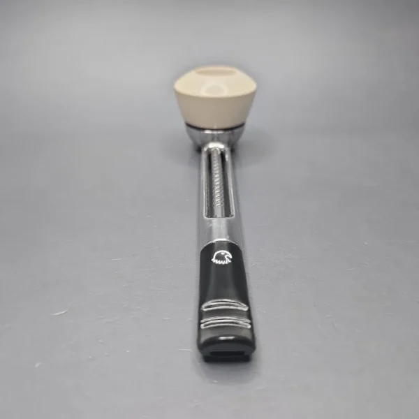 Falcon Chrome Dental w/ MBSD Meerschaum Rhodesian Block Meerschaum Bowl Pipe, New - Image 5