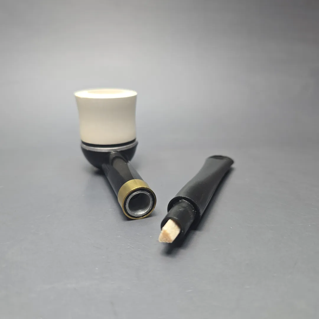 Falcon International w/ MBSD Meerschaum Dublin Block Meerschaum Bowl Pipe, New, 6mm - Image 2