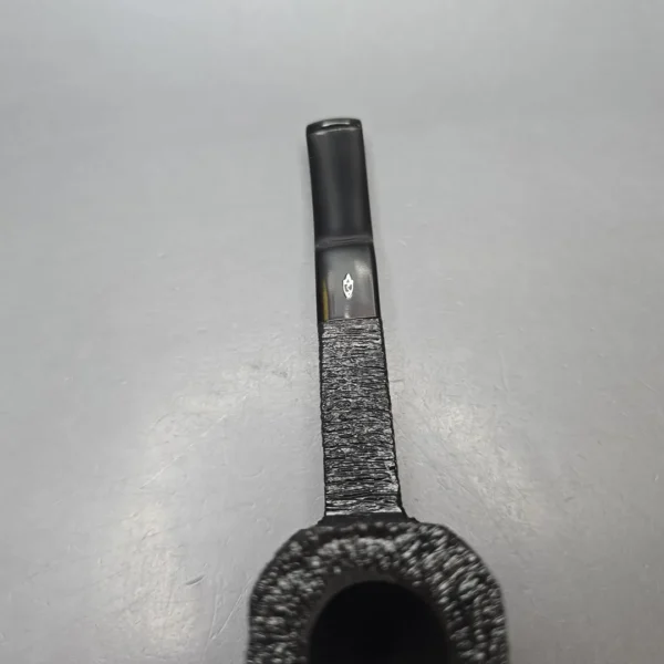 Savinelli 150th Anniversary Capri Root Briar 515 KS Rusticated Bent Billiard Briar Pipe, New - Image 8
