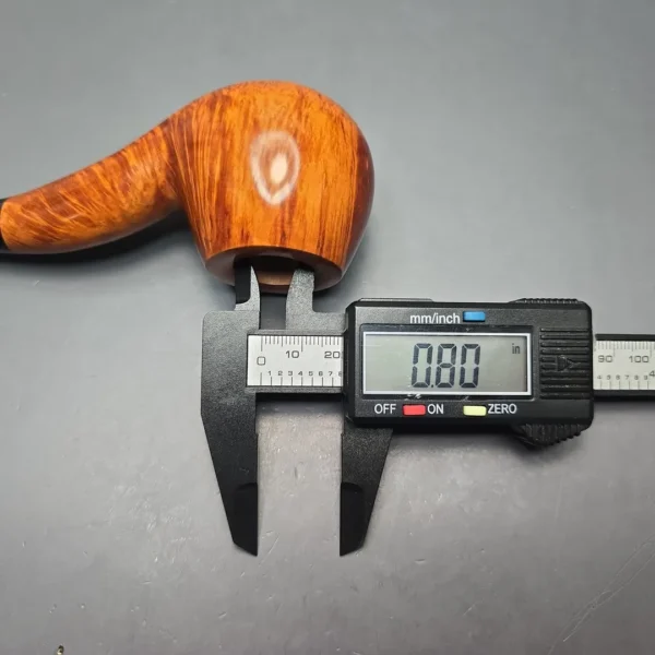 Graziano Tendi Smooth Hawkbill Handmade Briar Pipe, New - Image 12