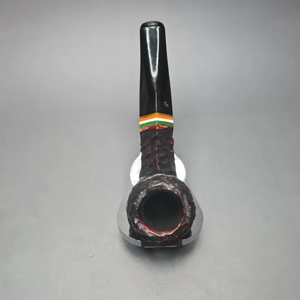 Peterson 2026 St Patrick's Day 150 Rusticated Bulldog Briar Pipe, New - Image 7