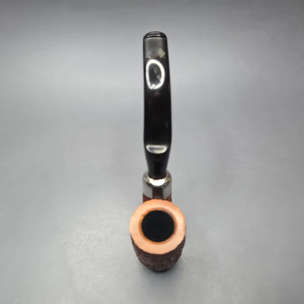 Savinelli Dry System 2604 Rusticated Oom Paul Estate Briar Pipe, Italian Estates, 6mm - Image 9