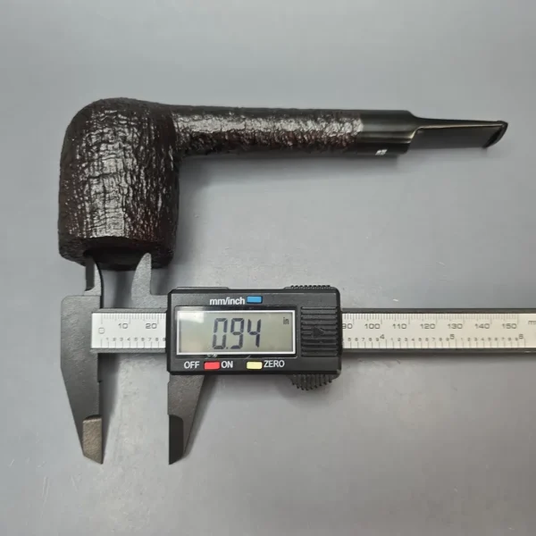 Ben Wade (Peter Wilson) Magnum Sandblasted Lovat Estate Briar Pipe, Unsmoked - Image 14