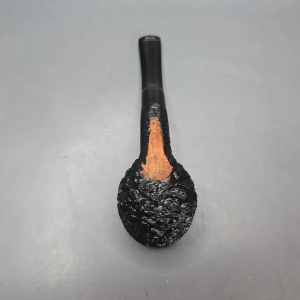 Savinelli 150th Anniversary Capri Root Briar 121 KS Rusticated Pot Briar Pipe, New - Image 10