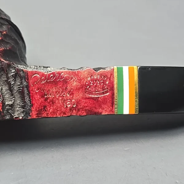 Peterson 2026 St Patrick's Day 150 Rusticated Bulldog Briar Pipe, New - Image 5