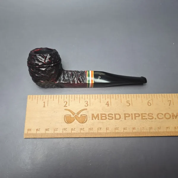 Peterson 2026 St Patrick's Day 150 Rusticated Bulldog Briar Pipe, New - Image 4