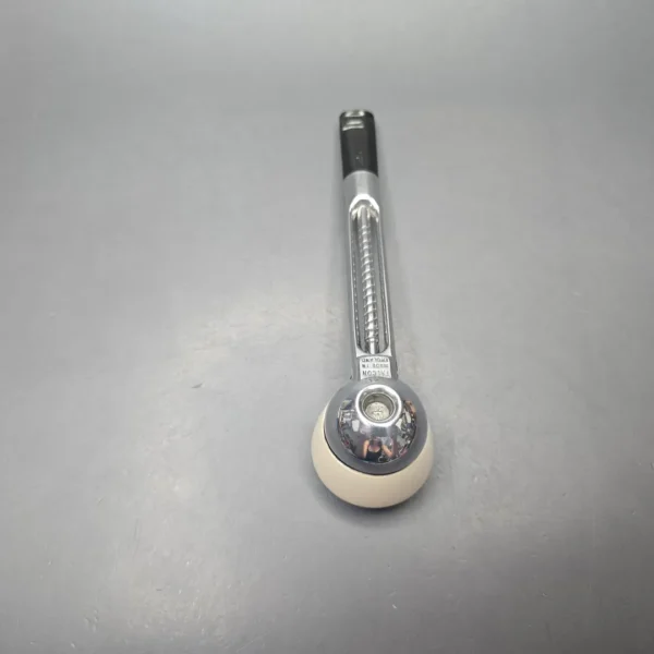 Falcon Chrome Dental w/ MBSD Meerschaum Rhodesian Block Meerschaum Bowl Pipe, New - Image 10