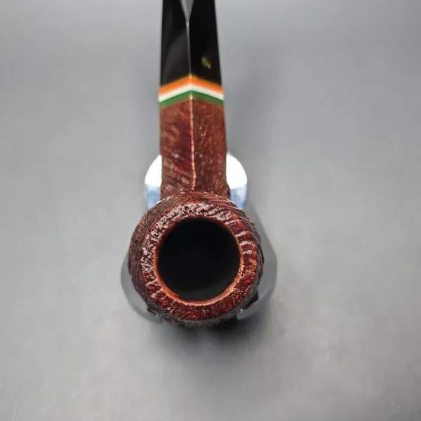 Peterson 2026 St Patrick's Day 150 Sandblasted Bulldog Briar Pipe, New - Image 8