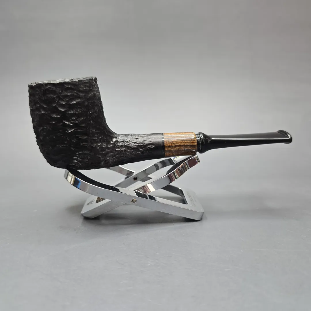 MBSD Briars by Piero Vitale Black Rusticated Billiard with Zebrawood (New) - Image 2