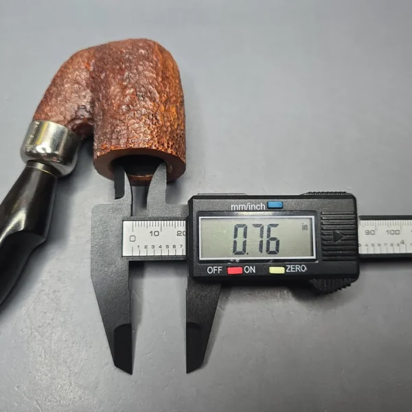 Savinelli Dry System 2604 Rusticated Oom Paul Estate Briar Pipe, Italian Estates, 6mm - Image 14
