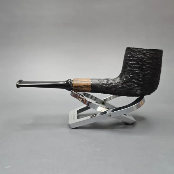 MBSD Briars by Piero Vitale Black Rusticated Billiard with Zebrawood (New) - Image 4