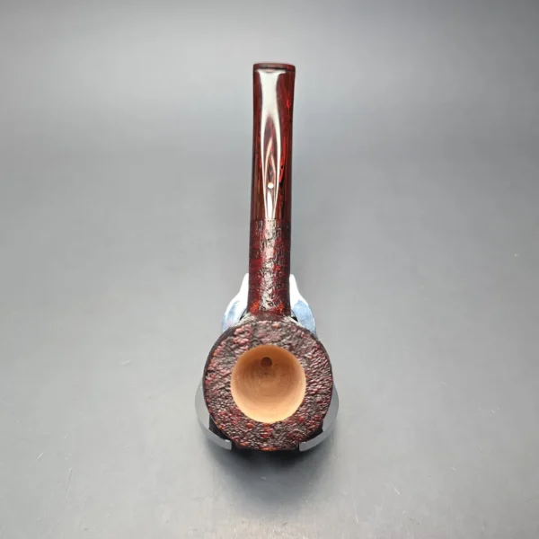 Graziano Tendi Sandblasted "LBS" Billiard Handmade Briar Pipe, New - Image 8