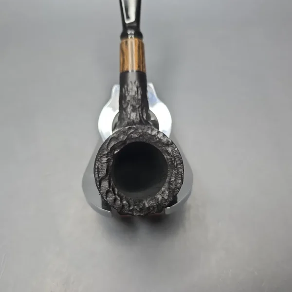 MBSD Briars by Piero Vitale Black Rusticated Billiard with Zebrawood (New) - Image 7