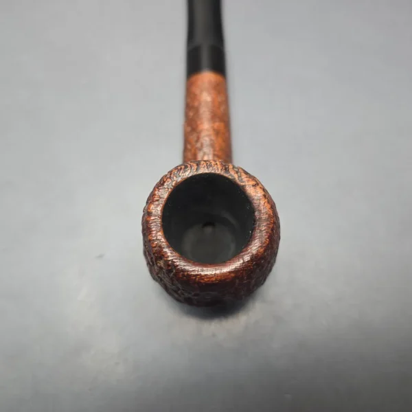 Sasieni Family Era (1960-79) Four Dot Ruff Root Hurlingham S Sandblasted Apple Estate Briar Pipe, English Estates - Image 7